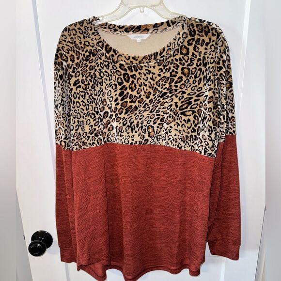 AMARYLLIS BRAND WOMENS PLUS SIZE TOP BLOUSE - Picture 1 of 5